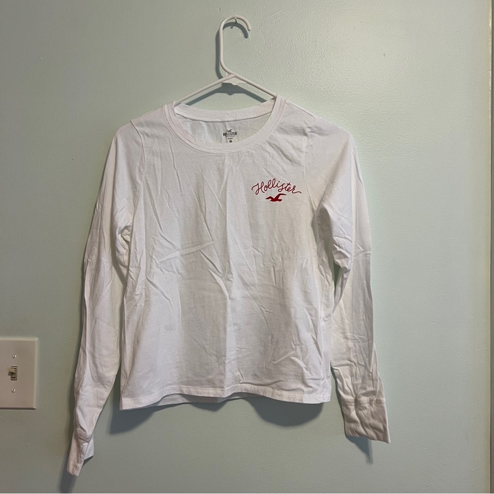 Hollister Pajama Classic White Crew Neck Tee